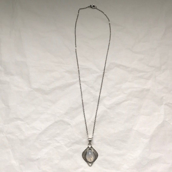 Rainbow Moonstone 925 sterling silver pendant - Picture 12 of 12